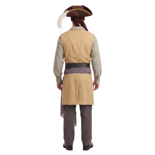 Cosplay Costume Captain Clark Backrooms(2026) Film Cosplay Tenue Beige Homme