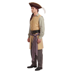 Cosplay Costume Captain Clark Backrooms(2026) Film Cosplay Tenue Beige Homme