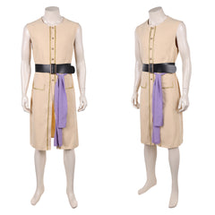 Cosplay Costume Captain Clark Backrooms(2026) Jeu Cosplay Gilet Beige Long Homme