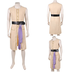 Cosplay Costume Captain Clark Backrooms(2026) Jeu Cosplay Gilet Beige Long Homme