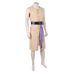 Cosplay Costume Captain Clark Backrooms(2026) Jeu Cosplay Gilet Beige Long Homme