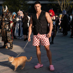 Cosplay Costume Carl Dungeon Crawler Carl Manga Cosplay Tenue Noire Homme