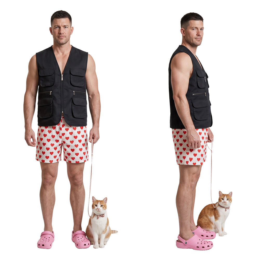 Cosplay Costume Carl Dungeon Crawler Carl Manga Cosplay Tenue Noire Homme