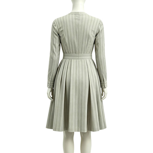 Cosplay Costume Caroline Little House on the Prairie(2026) TV Cosplay Robe Grise Femme