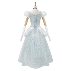 Cosplay Costume Cendrillon Film Cosplay Robe de Soirée Bleue Claire Femme