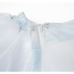 Cosplay Costume Cendrillon Film Cosplay Robe de Soirée Bleue Claire Femme