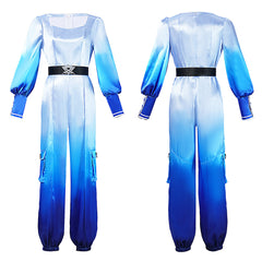 Cosplay Costume Chloe Charming Descendants: Wicked Wonderland(2026) Film Cosplay Combinaison Bleue Femme