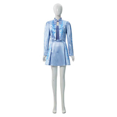 Cosplay Costume Chloe Charming Descendants: Wicked Wonderland(2026) Film Cosplay Tenue Bleue Claire Femme