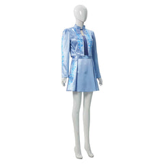 Cosplay Costume Chloe Charming Descendants: Wicked Wonderland(2026) Film Cosplay Tenue Bleue Claire Femme