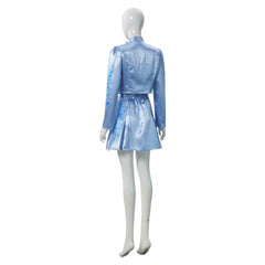 Cosplay Costume Chloe Charming Descendants: Wicked Wonderland(2026) Film Cosplay Tenue Bleue Claire Femme