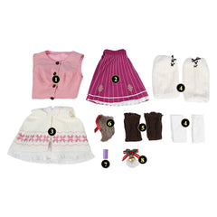 Cosplay Costume Christmas Ram RE0(2026) Anime Cosplay Tenue de Noël Rose Femme