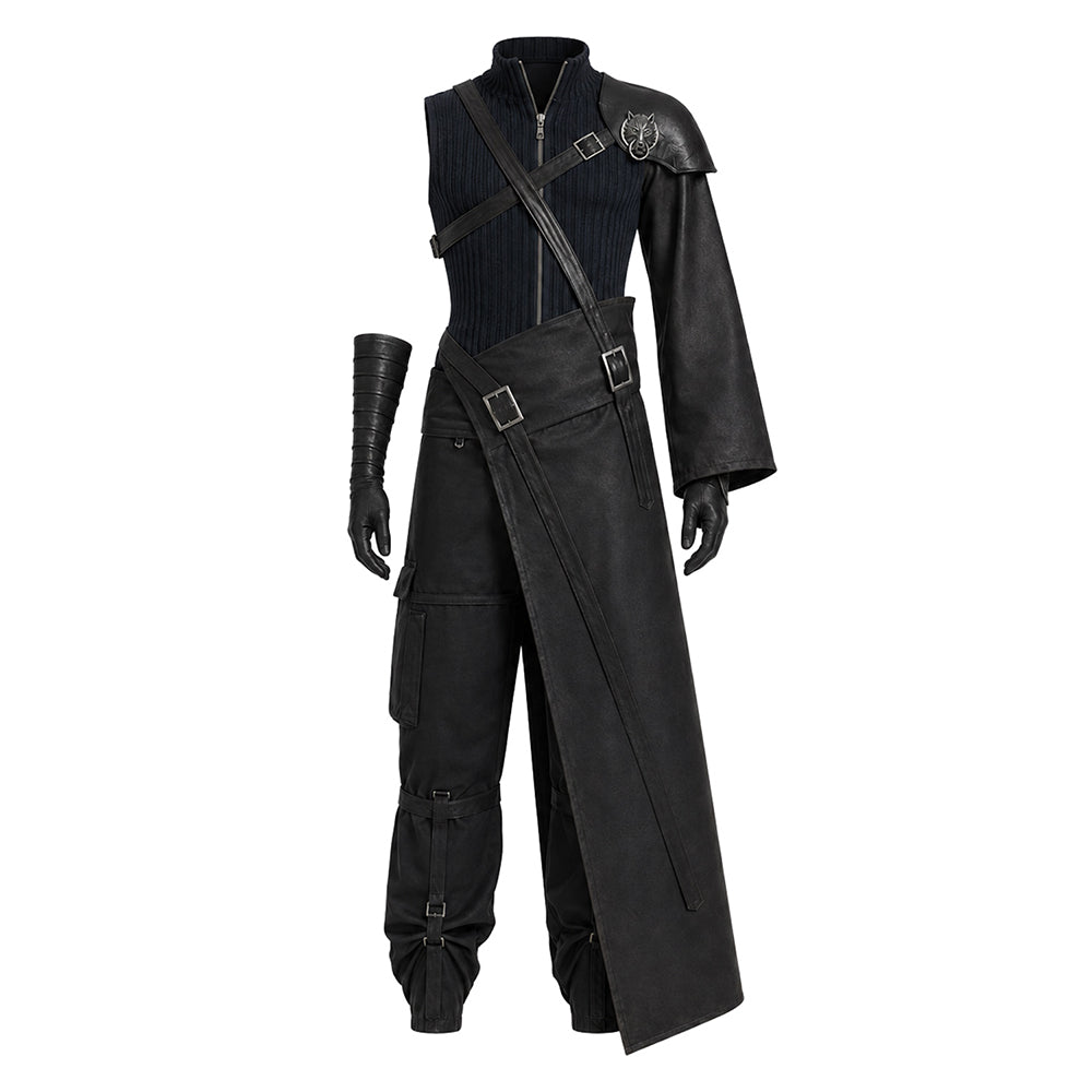 Cosplay Costume Cloud Final Fantasy Jeu Cosplay Tenue Noire Homme