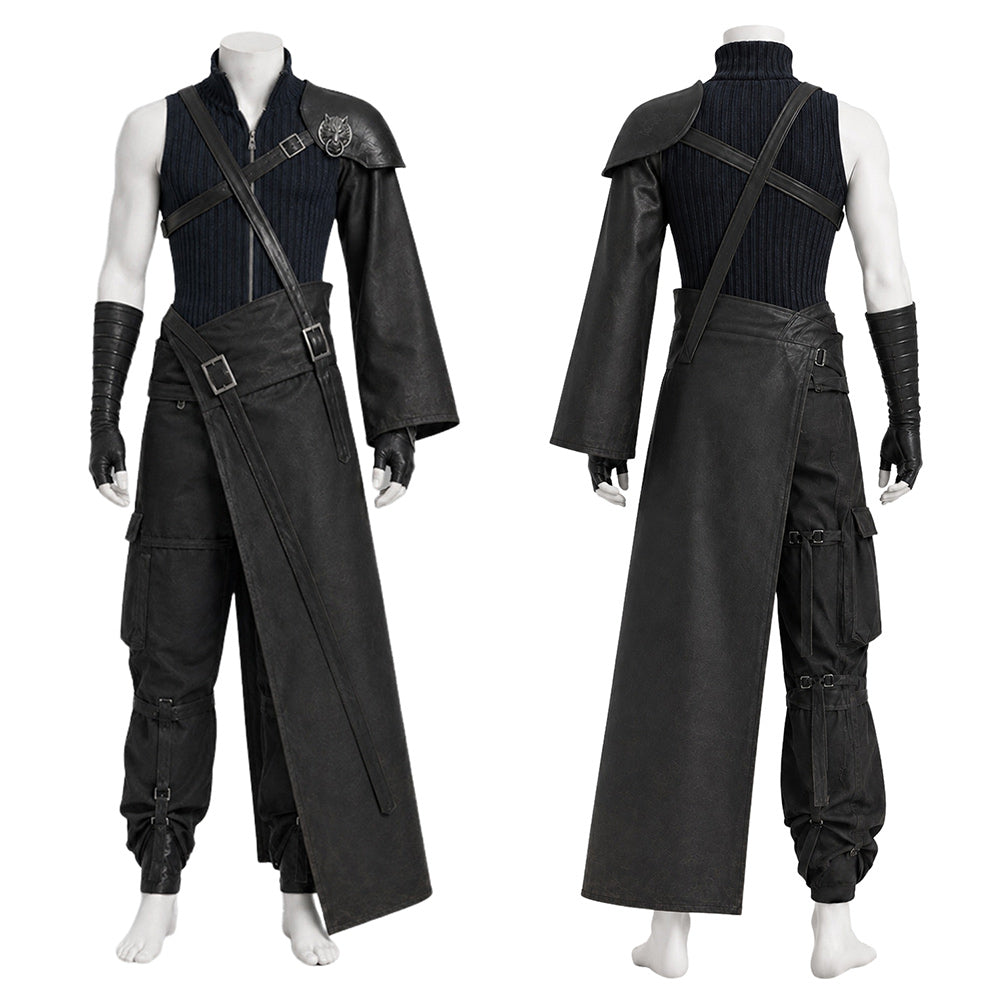 Cosplay Costume Cloud Final Fantasy Jeu Cosplay Tenue Noire Homme