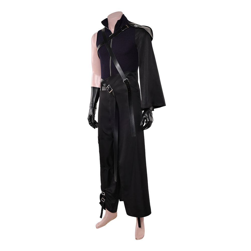 Cosplay Costume Cloud Final Fantasy VII : Advent Children Jeu Cosplay Tenue Noire Homme