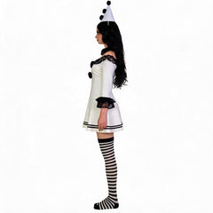 Cosplay Costume Clown Terrifier 4(2026) Film Cosplay Robe Noire et Blanche Femme