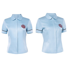 Cosplay Costume Daehan Uniforme Scolaire Teach You a Lesson(2026) TV Cosplay Chemise Bleue Femme