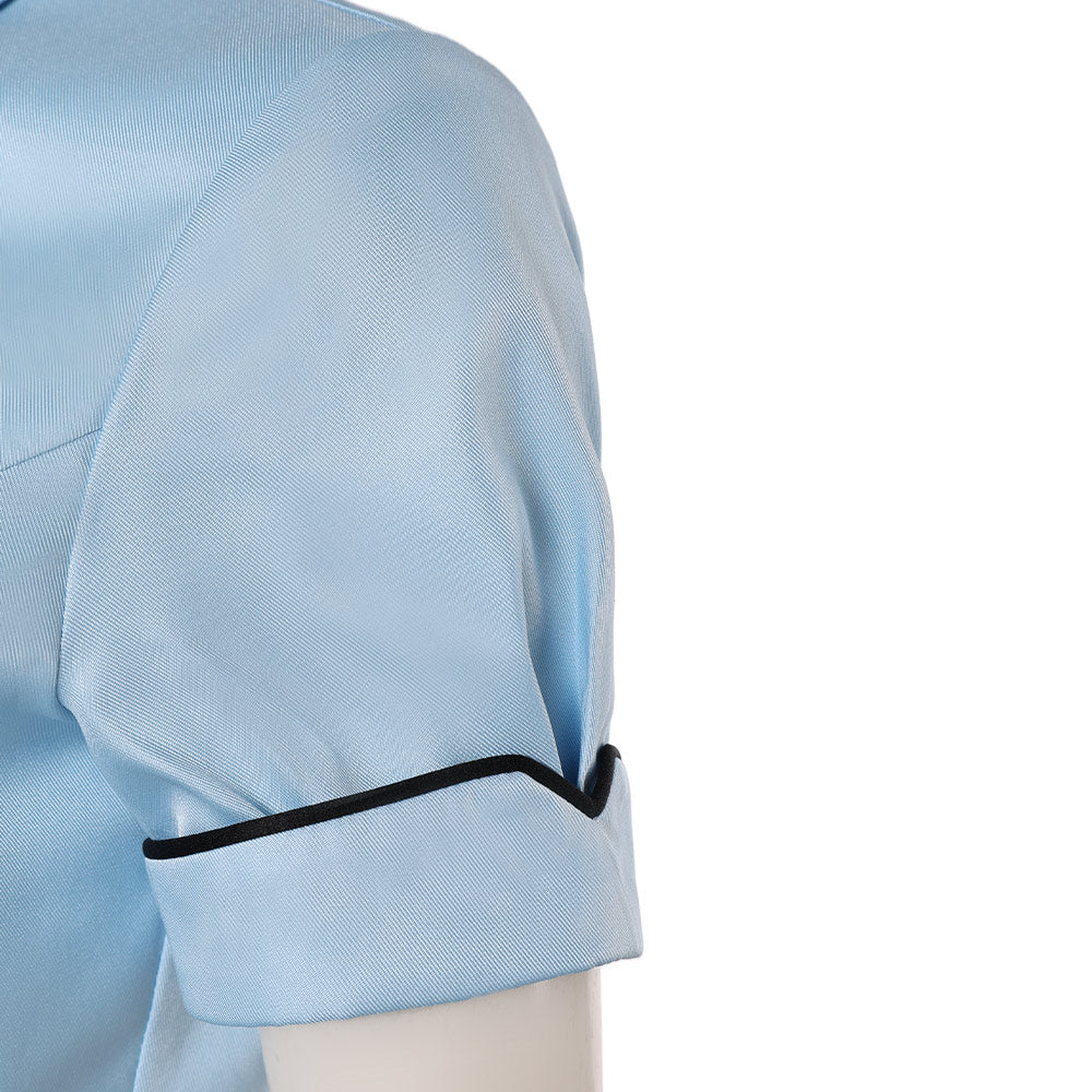 Cosplay Costume Daehan Uniforme Scolaire Teach You a Lesson(2026) TV Cosplay Chemise Bleue Femme