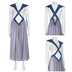 Cosplay Costume Daenerys Targaryen House of the Dragon 3(2026) TV Cosplay Robe Grise Femme