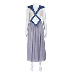 Cosplay Costume Daenerys Targaryen House of the Dragon 3(2026) TV Cosplay Robe Grise Femme