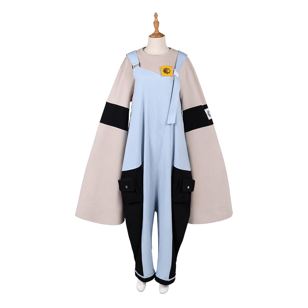 Cosplay Costume Dear Santa Gachiakuta Anime Cosplay Tenue Grise et Bleue Homme