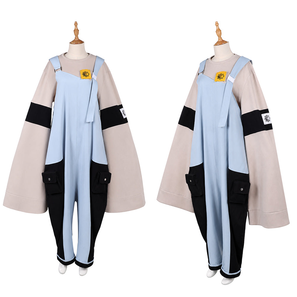 Cosplay Costume Dear Santa Gachiakuta Anime Cosplay Tenue Grise et Bleue Homme
