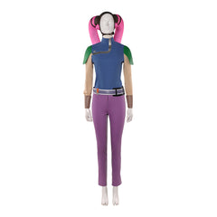 Cosplay Costume Devon Izara Maul: Seigneur de l'Ombre(2026) TV Cosplay Tenue Bleue et Violette avec Cape Femme
