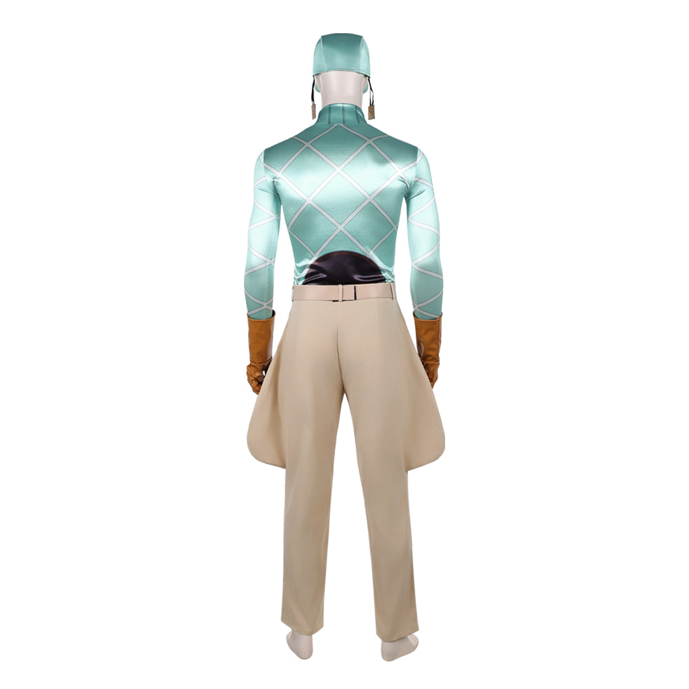 Cosplay Costume Diego Brando JJBA 7(2026) Anime Cosplay Tenue Verte et Marron Homme
