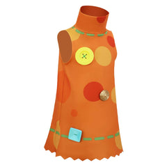 Cosplay Costume Dolly Film Cosplay Robe Jaune Enfant