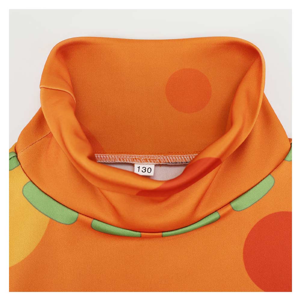 Cosplay Costume Dolly Film Cosplay Robe Jaune Enfant