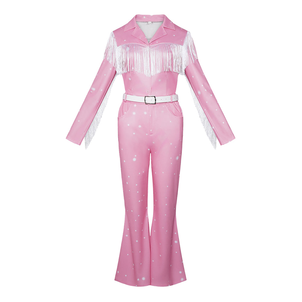 Cosplay Costume Dolly Parton Jake Farris Rhinestone(1984) Film Cosplay Tenue Rose Femme