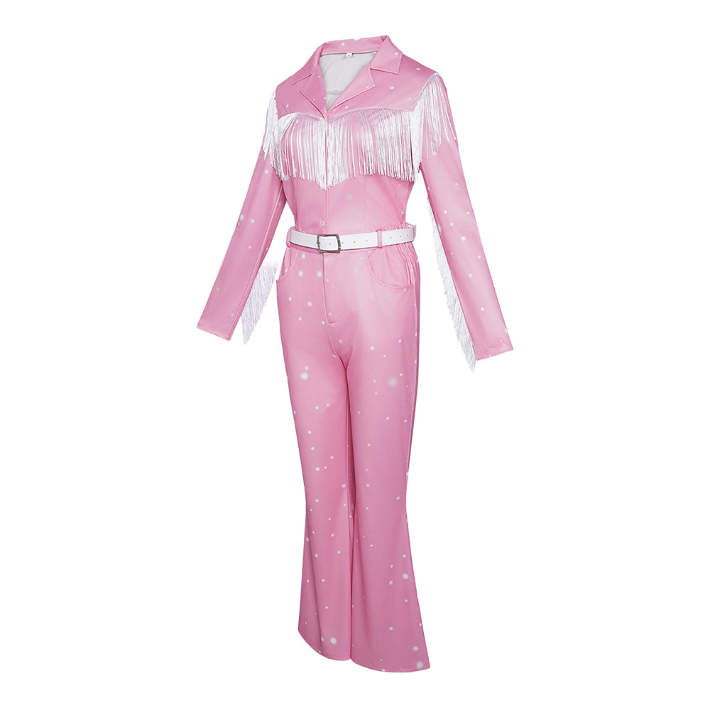 Cosplay Costume Dolly Parton Jake Farris Rhinestone(1984) Film Cosplay Tenue Rose Femme