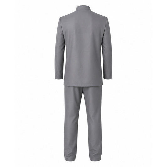 Cosplay Costume Dr. Evil Austin Powers Film Cosplay Tenue Grise Homme