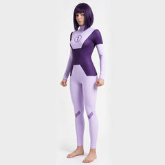 Cosplay Costume Dupli-Kate Invincible 4(2026) TV Cosplay Combinaison Violette Femme