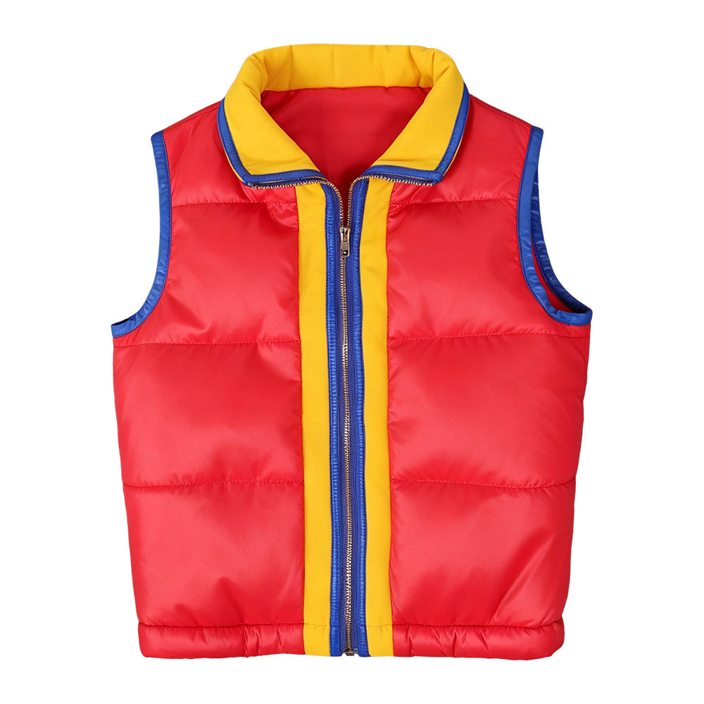 Cosplay Costume Dustin Henderson Stranger Things: Tales from '85(2026) TV Cosplay Gilet Rouge Enfant