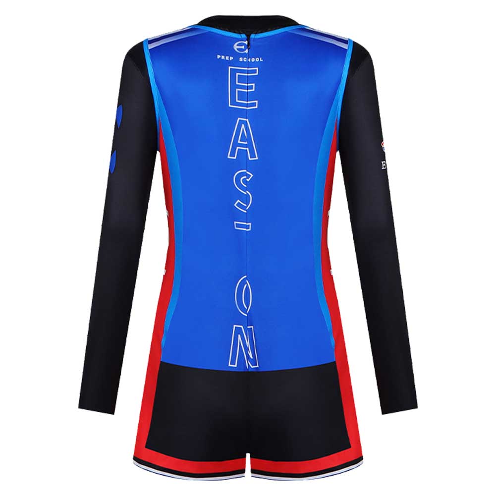 Cosplay Costume Easton Prep Crew Girl(2026) TV Cosplay Tenue d'Équipe Bleue Femme