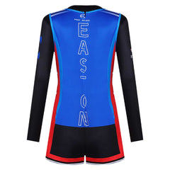 Cosplay Costume Easton Prep Crew Girl(2026) TV Cosplay Tenue d'Équipe Bleue Femme