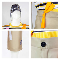 Cosplay Costume El Chavo Le Garçon du Huitième TV Cosplay Tenue Jaune Homme