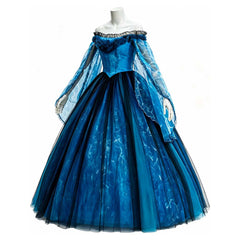 Cosplay Costume Elizabeth Frankenstein Film Cosplay Robe Bleue Femme