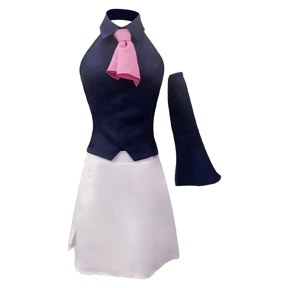 Cosplay Costume Elizabeth Liones The Seven Deadly Sins: Origin(2026) Jeu Cosplay Tenue Blanche et Bleue Femme