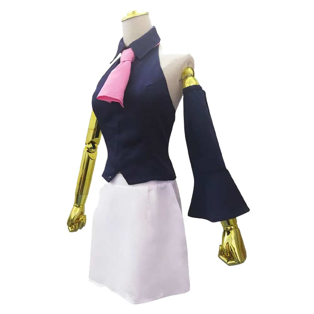 Cosplay Costume Elizabeth Liones The Seven Deadly Sins: Origin(2026) Jeu Cosplay Tenue Blanche et Bleue Femme
