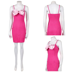 Cosplay Costume Elle Woods La Revanche d'Une Blonde Film Cosplay Robe Rose Femme