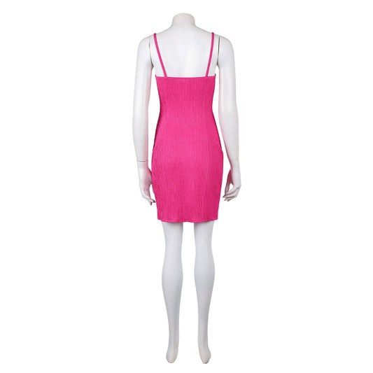 Cosplay Costume Elle Woods La Revanche d'Une Blonde Film Cosplay Robe Rose Femme
