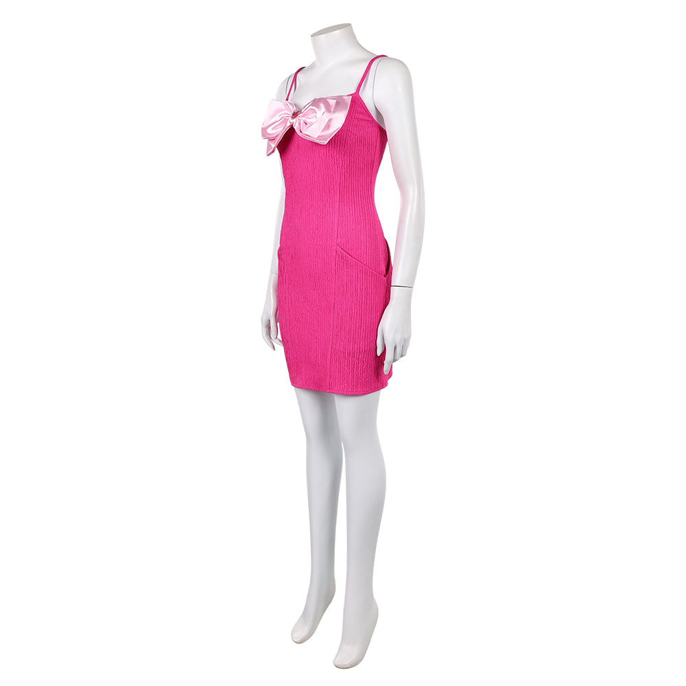 Cosplay Costume Elle Woods La Revanche d'Une Blonde Film Cosplay Robe Rose Femme