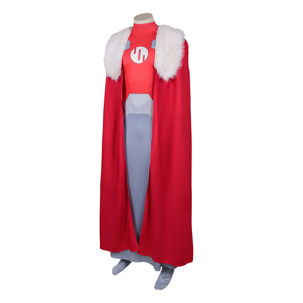 Cosplay Costume Emperor Argall Invincible 4(2026) TV Cosplay Tenue Rouge Homme