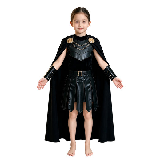 Cosplay Costume Enfant Agamemnon The Odyssey(2026) Film Cosplay Tenue Noire