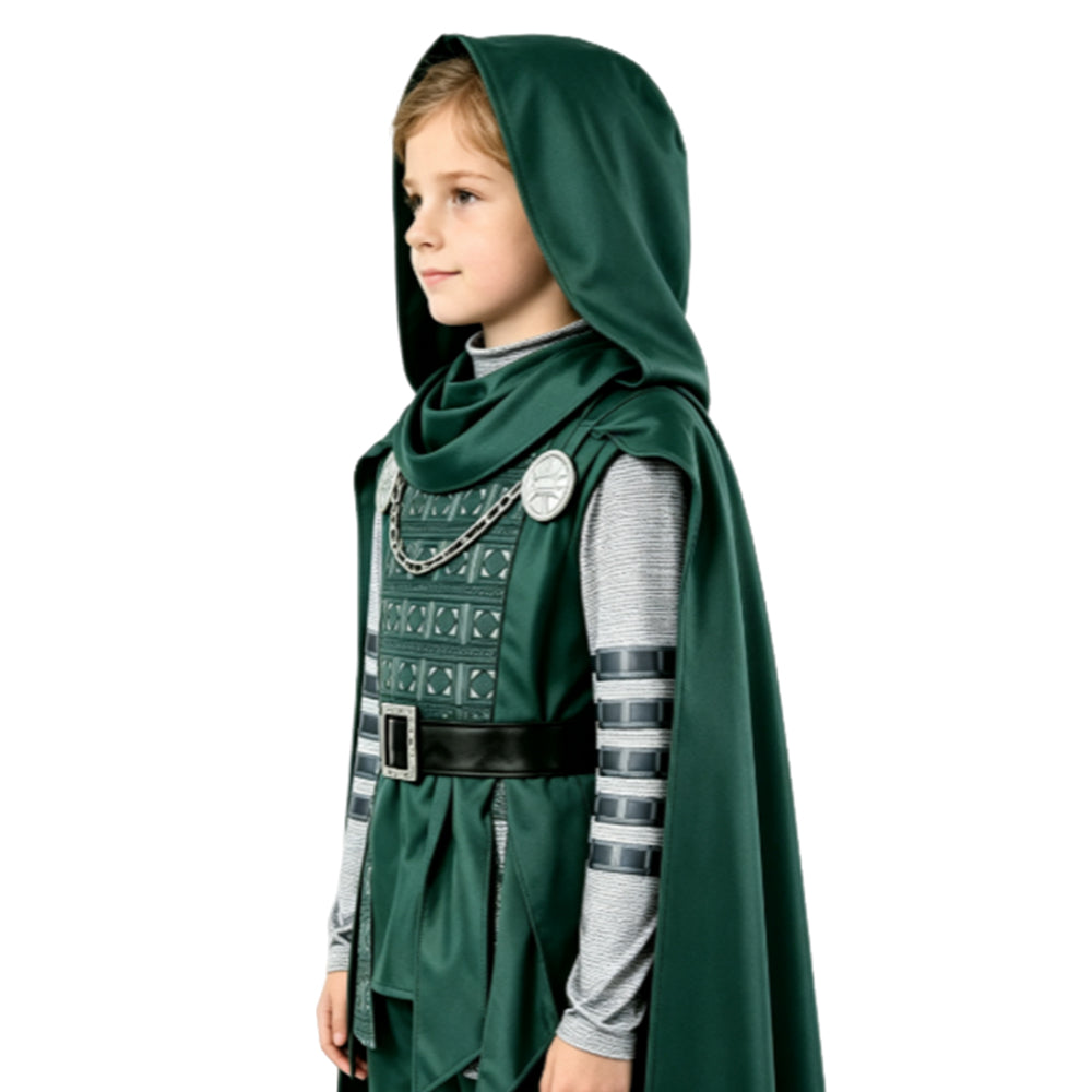 Cosplay Costume Enfant Dr.Doom Avengers 5(2026) Film Cosplay Tenue Verte Ver.2