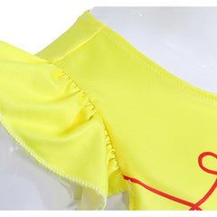 Cosplay Costume Enfant Jessie Film Cosplay Tenue Jaune et Bleue