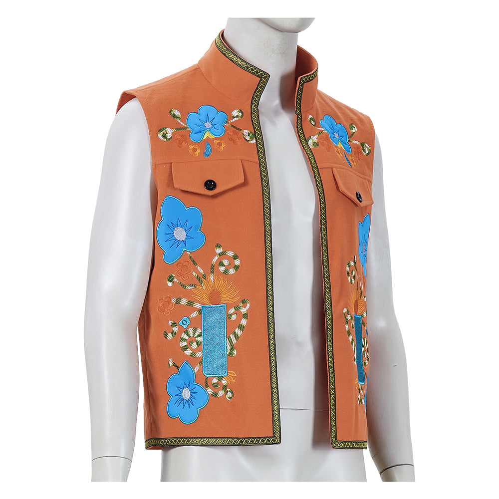 Cosplay Costume Enfant Luis Madrigal Descendants: Wicked Wonderland(2026) Film Cosplay Gilet Orange