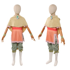Cosplay Costume Enfant Pavi Avatar: Seven Havens(2026) TV Cosplay Tenue Beige et Orange
