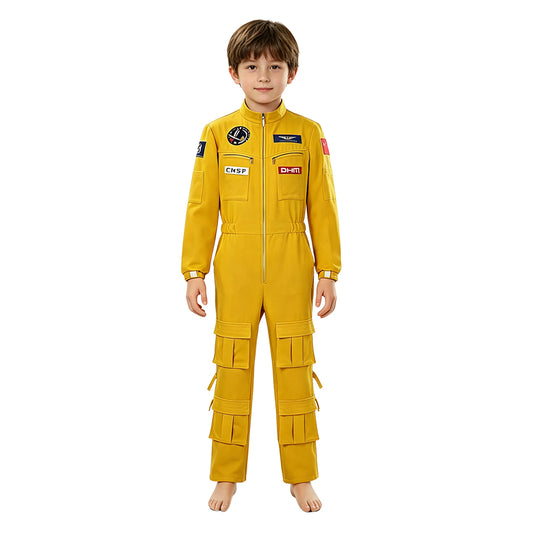 Cosplay Costume Enfant Ryland Grace Project Hail Mary(2026) Film Cosplay Combinaison Jaune